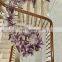 Large Project Customization Hotel Lobby Villa Staircase Luxury Purple Twisted Glass Chandelier