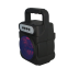 Mini haut-parleur USB TF carte FM multifonction, sous-bassiste sans fil, radio portable avec horn de 3 pouces et lumière RGB colorée