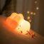 High quality Beside Phone Screen Holder Soft Touch Vegetable Lamps Lying Cabbage Silicon Night Light dimmable night light