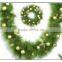 Plastic Christmas Ball Garland,Plastic Christmas Balls With Opening,Custom Clear Plastic Christmas Pvc Garland