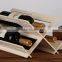 custom wooden wine box for double wine bottles