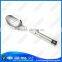 Mirror polish pure stainless cosmetic spoon