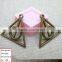 Wholesale zinc alloy diy bracelet accessories triangle widgets pendant