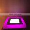 fashion light for room 6w+3w double color panel lighting