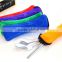 3 Pcs/lot New Fork Spoon Chopstick Travel Stainless Steel Cutlery Portable Bag Picnic