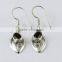 Aura Of Beauty Garnet Earring, Wholesale Silver Jewelry, 925 Silver Jewelry