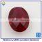 high quality synthetic gems machine cut oval ruby corundum gemstone