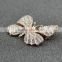 High-Grade Suit Clothing Drip Micro Inlay Zircon Butterfly Delicate Insects Brooch Ms High-End Jewelry