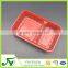 PP red disposable plastic fast food packaging container