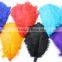 14"-16" Wholesale Purple Ostrich Feather Fabric For Ostrich Feather Fan Decoration