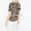 3D print leopard t-shirt fashion dress designer clothing manufactured guangzhou