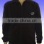 cotton plain black hoodie snowboard waterproof hoodie/gym hoodie