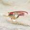 New Fashion Chinese Sexy Red String Bracelet Gold Jewelry For Ladies