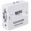 Mini 1080P VGA to HDM I Converter Box ,VGA2HDMI Converter,VGA Input HDM I Output Converter