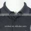 black color polyester 200gsm silkscreen printed man polo t-shirt
