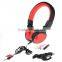 top custom brand headphone with memory card brand logo