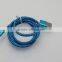 Metal Shell Micro USB Charger Cable 1M Braided Nylon V8 Data Sync Charging Cord Adpter Line