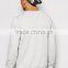 100 Cotton Thick Men Hoodies And Sweatshirts Wholesale Basic Plain Dyed Crew Neck Sweatshirt