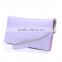 Landscape supply card holder purple and pink PU leaher ladies universal case with wrist rope