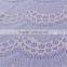White swiss polyester cotton guipure lace trim for wedding dress