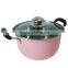 stainless steel colorful painted nonstick multi stock pot set
