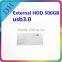 Customized Logo OEM External Hdd 500gb 2.5'' Usb3.0 Sata Hard Drive Lot