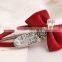 new korean hair bow crystal plain hair clip hair pins