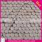 PU leather round slices mesh applique net embroidery fabric design