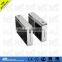 china wing gate turnstile with best price with dc motor access control stainless steel surface