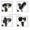 AFI Handheld Gimble Camera Stabilizer for Go Pro VS-3SG