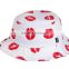 2015 chun xia lip prints lips wide brim sun hat travel fishman caps hats for men and women