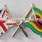 Oneok Manufacturer custom national cross flag pin badge