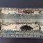 bright brown mosaic glass bathroom accessory set,soap dish