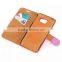 Electroplating shedding PU leather case, Cell phone case For Samsung S6 or For Samsung S6 edge