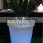 factory for sale led light flower pot for Christmas decoration led Small round flowerpot