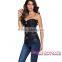 2pcs 14 Steel Bones Sides tight lace up body shaper sexy mature corset