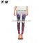 embroidery compression tight leggings with custom design