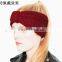 New crochet hair band knit elastic wide headbands women hairband