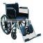 Steel manual wheelchair for outdoor travel use