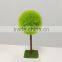 New Product Evergreen potted Samll Plant Artificial Moss Topiary Ball in Pot for wholesale