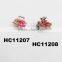 baby crystal metal hair claw baby hair clips wholesale