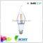 LC-F001A Hot-selling 2015 Beautiful Vintage Transparent C37 2W Glass Filament Led Bulb