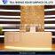 competitive price artificial marble reception desk white