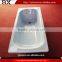 China supplier white enameled steel bathtub skirted