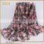 Factory supplier newest fashionable gold silk scarf Fastest delivery