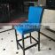 Modern Leather and Steel Dining Kitchen Counter Height Chairs Bar Stool