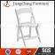 Resin And Plastic White Folding Chairs On Sale JC-H36
