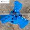 190 mm 3 blades PDC drill bit