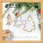 cute wooden laser cutting pine tree christmas ornaments wooden decor