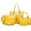 Popular blue handbag beautiful women handbag set 2015